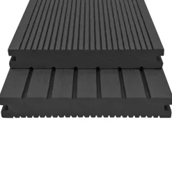 vidaXL Terrasplank 30 st Zwart WPC