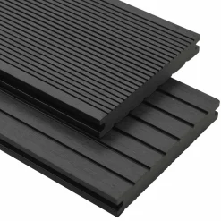 vidaXL Terrasplank 30 st Zwart WPC