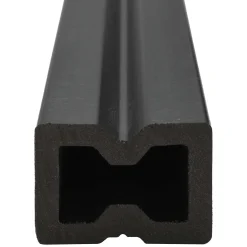 vidaXL Terras plank 16 st Zwart WPC