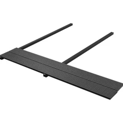 vidaXL Terras plank 16 st Zwart WPC
