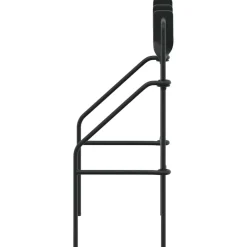 vidaXL Terugstellend Doel Zwart 26 x 13 x 31 cm Staal