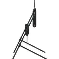 vidaXL Terugstellend Doel Zwart 38 x 20 x 33.5 cm Staal