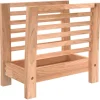 vidaXL Tijdschriftenrek 40x26,5x38,5 cm massief walnotenhout