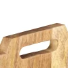 vidaXL Tijdschriftenwandrek 33x10x67 cm massief ruw mangohout
