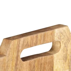 vidaXL Tijdschriftenwandrek 33x10x67 cm massief ruw mangohout
