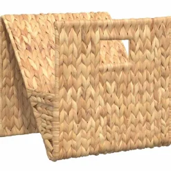 vidaXL Tijdschrifthouder 31x31x31 cm waterhyacint