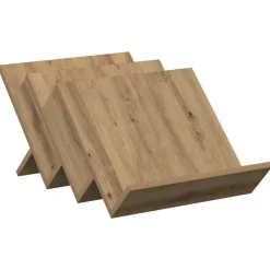vidaXL Tijdschrift Rek Artisan Eiken 53 x 40 x 28,5 cm Bewerkt hout