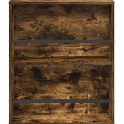 vidaXL Tijdschrift Rek Gerookt eiken 60 x 12 x 70 cm Bewerkt hout