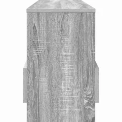 vidaXL Tijdschrift Rek Grijs Sonoma 102 x 30 x 45 cm