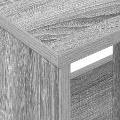 vidaXL Tijdschrift Rek Grijs Sonoma 102 x 30 x 45 cm