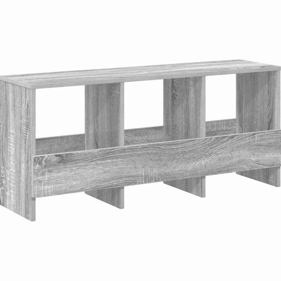 vidaXL Tijdschrift Rek Grijs Sonoma 102 x 30 x 45 cm