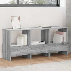 vidaXL Tijdschrift Rek Grijs Sonoma 102 x 30 x 45 cm