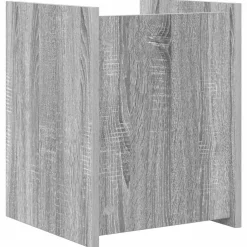 vidaXL Tijdschrift Rek Grijs Sonoma 35 x 35 x 45 cm Bewerkt hout