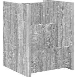vidaXL Tijdschrift Rek Grijs Sonoma 35 x 35 x 45 cm Bewerkt hout