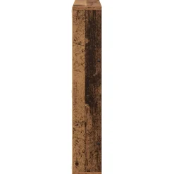 vidaXL Tijdschrift Rek met plank Oudhout 60 x 12 x 70 cm Bewerkt hout