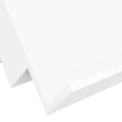 vidaXL Tijdschrift Rek met plank Wit 53 x 40 x 28,5 cm Bewerkt hout