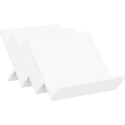 vidaXL Tijdschrift Rek met plank Wit 53 x 40 x 28,5 cm Bewerkt hout