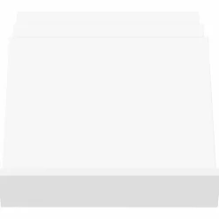 vidaXL Tijdschrift Rek met plank Wit 53 x 40 x 28,5 cm Bewerkt hout