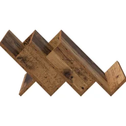 vidaXL Tijdschrift Rek Oudhout 53 x 40 x 28,5 cm Bewerkt hout