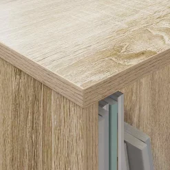 vidaXL Tijdschrift Rek Sonoma Eiken 102 x 30 x 45 cm