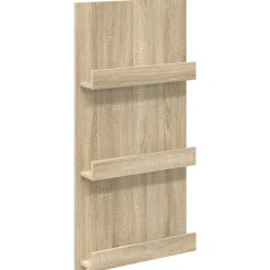 vidaXL Tijdschrift Rek Sonoma Eiken 51 x 11 x 102 cm Bewerkt hout