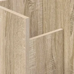 vidaXL Tijdschrift Rek Sonoma Eiken 35 x 35 x 45 cm Bewerkt hout