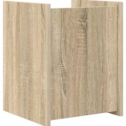 vidaXL Tijdschrift Rek Sonoma Eiken 35 x 35 x 45 cm Bewerkt hout