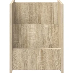 vidaXL Tijdschrift Rek Sonoma Eiken 35 x 35 x 45 cm Bewerkt hout