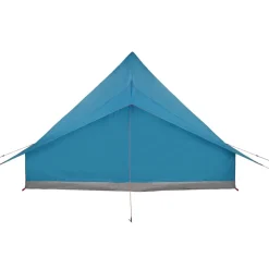 vidaXL Tipi Tent 10-persoons Blauw taft
