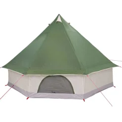 vidaXL Tipi Tent 8-persoons Groen taft