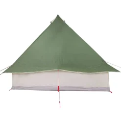 vidaXL Tipi Tent 8-persoons Groen taft