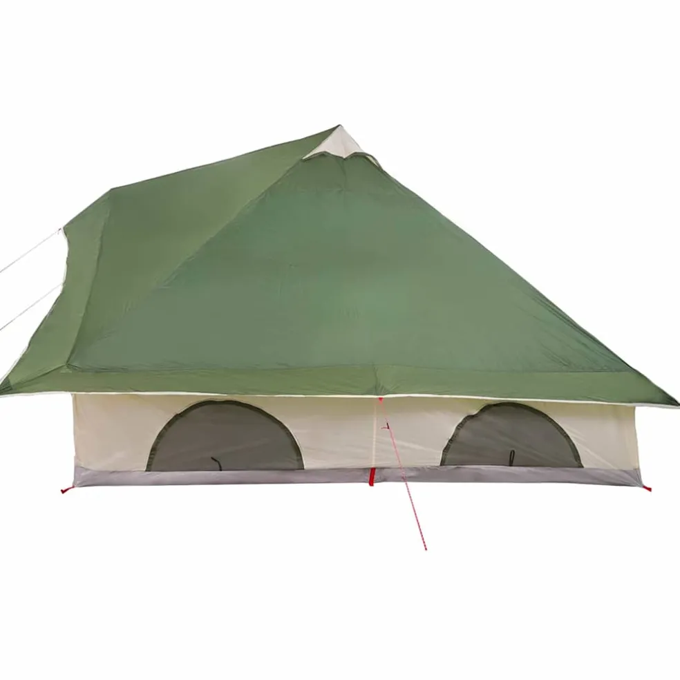 vidaXL Tipi Tent 8-persoons Groen taft
