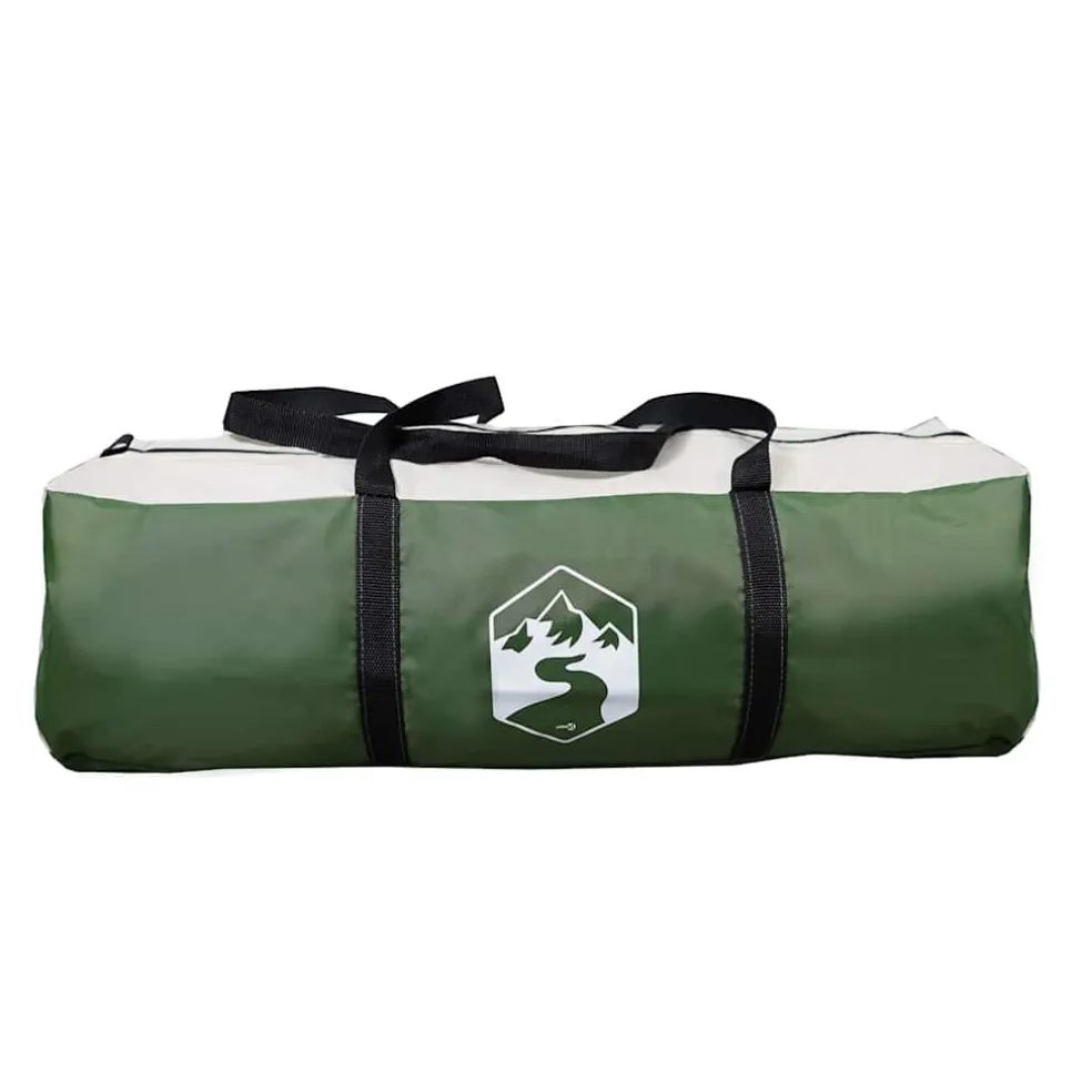 vidaXL Tipi Tent 8-persoons Groen taft