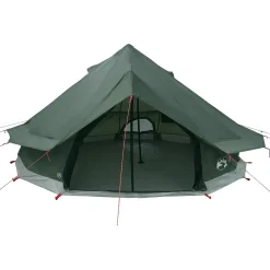 vidaXL Tipi Tent 18-persoons Legergroen Polyester en staal