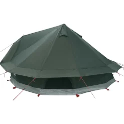 vidaXL Tipi Tent 18-persoons Legergroen Polyester en staal
