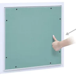 vidaXL Toegangspaneel met aluminium frame en gipsplaat 200x200 mm