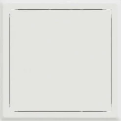vidaXL Toegangs paneel 2 st Wit 23 x 23 x 3 cm Staal