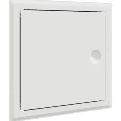 vidaXL Toegangs paneel 2 st Wit 23 x 23 x 3 cm Staal