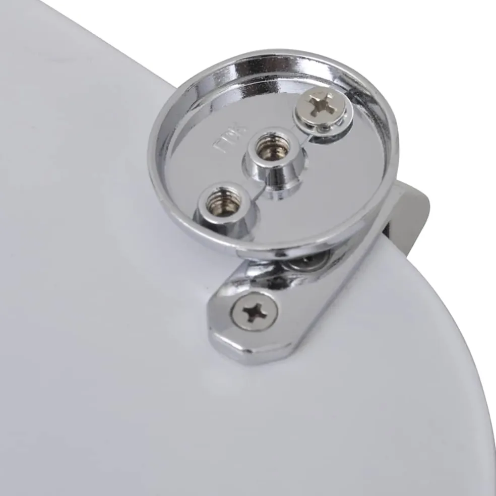 vidaXL Toiletbrillen met deksels 2 st kiezelstenen MDF
