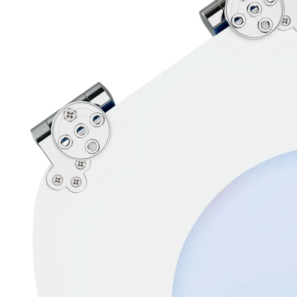 vidaXL Toiletbrillen met soft-close deksel 2 st pinguïn MDF