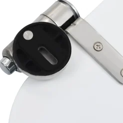 vidaXL Toiletbril met soft-close deksel zeester MDF