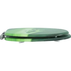 vidaXL Toiletbril met soft-close deksel waterdruppel MDF groen