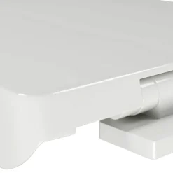 vidaXL Toiletbril soft-close ovaal wit