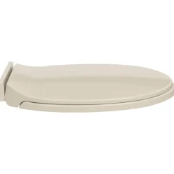 vidaXL Toiletbril soft-close ovaal abrikooskleurig