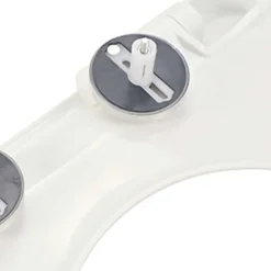 vidaXL Toiletbril soft-close met quick-release ontwerp vierkant wit