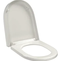 vidaXL Toiletbril soft-close met quick-release ontwerp vierkant wit