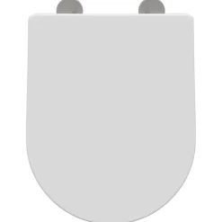 vidaXL Toiletzitting Verstelbaar Wit 48 x 36,5 x 4,5 cm Polypropyleen
