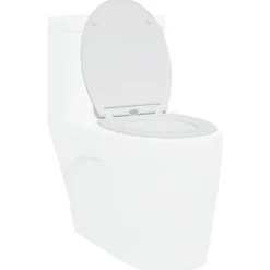 vidaXL Toiletzitting Wit 45,5 x 37,5 x 3,8 cm Duroplast
