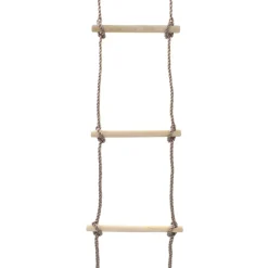 vidaXL Touwladder 290 cm hout