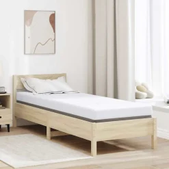 vidaXL Traagschuimmatras topper 70 x 200 cm Thick Stof-100% polyester